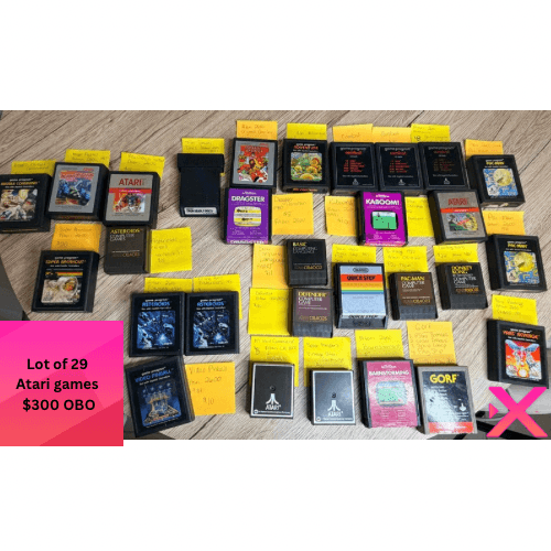Lot of 29 Atari Games